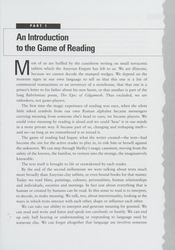 The Language of Texts: Critical Reading and Response