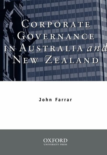 Corporate Governance in Australia and New Zealand