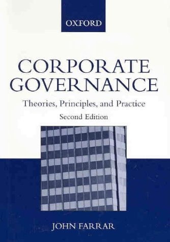 Corporate Governance: Theories, Principles, and Practice
