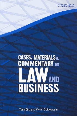 Cases, Materials & Commentary on Law and Business