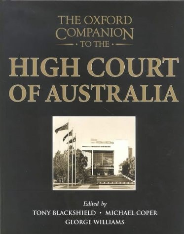 The Oxford Companion to the High Court of Australia