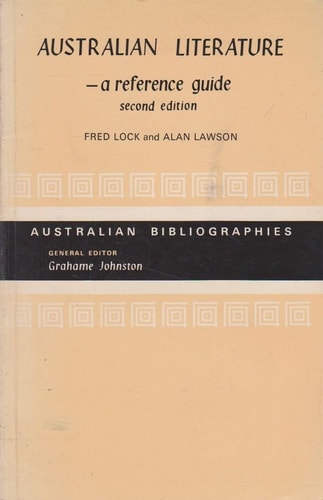 Australian Literature: A Reference Guide