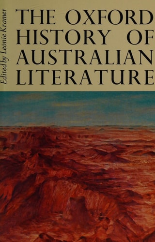 The Oxford History of Australian Literature