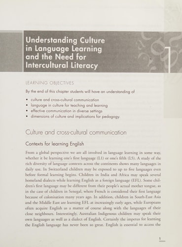 Teaching English as a Second Language