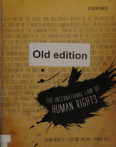 The International Law of Human Rights