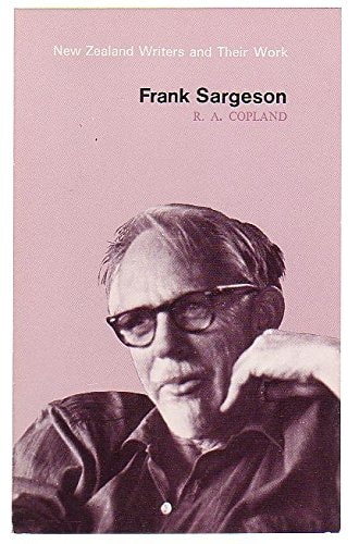 Frank Sargeson (New Zealand writers and their work)