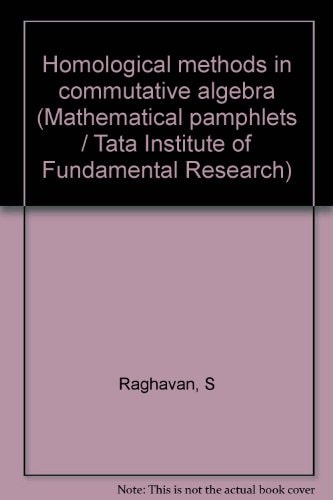 Homological Methods in Commutative Algebra