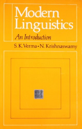 Modern Linguistics: An Introduction