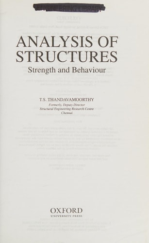 Analysis of Structures: Strength and Behaviour