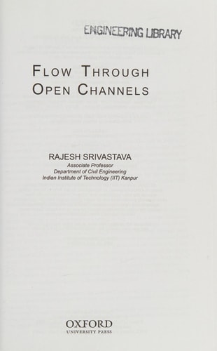 Flow Through Open Channels