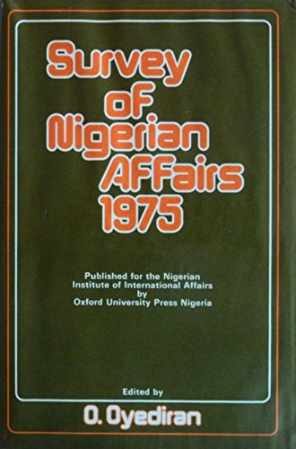 Survey of Nigerian Affairs, 1975