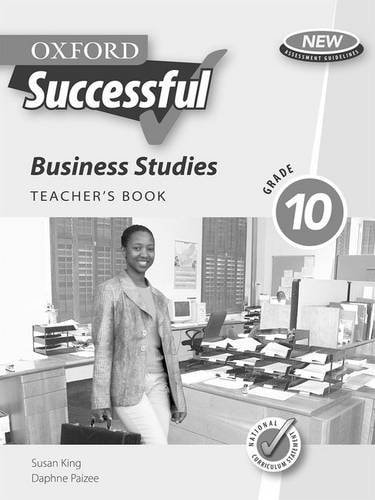 Successful Business Economics: Grade 10 Teacher's Guide