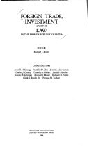 Foreign Trade, Investment, and the Law in the People's Republic of China