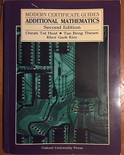 Modern Certificate Guides: Additional Mathematics