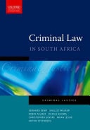 Criminal Law in South Africa