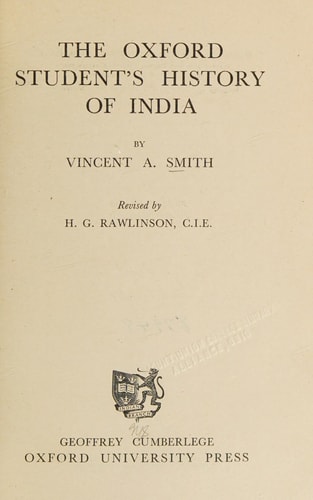 Oxford Student's History of India