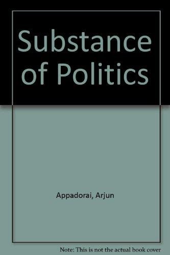 The Substance of Politics