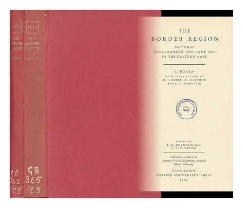 The Border Region: Natural Environment and Land Use in the Eastern Cape