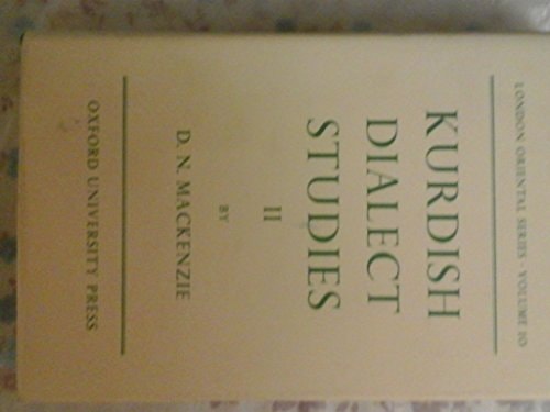 Kurdish Dialect Studies: Volume 2