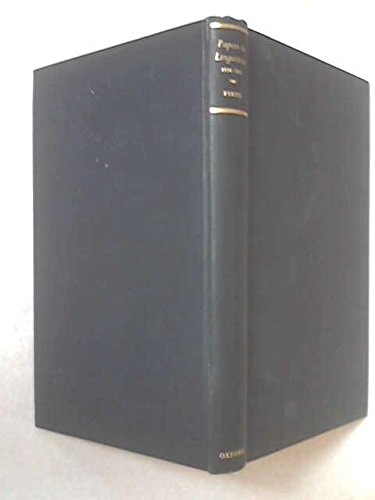 Papers in Linguistics: 1934-1951