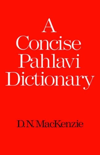 A Concise Pahlavi Dictionary