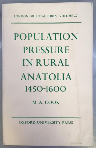 Population and Agriculture in Rural Anatolia