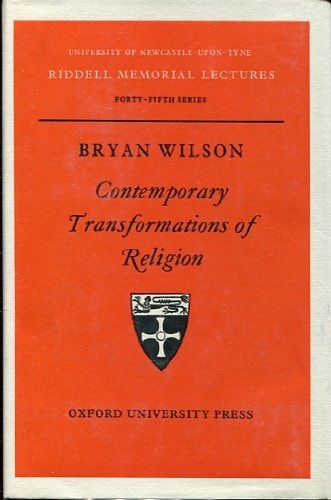 Contemporary Transformations of Religion