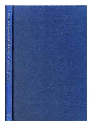 A Descriptive Finding List of Unstamped British Periodicals, 1830-1836