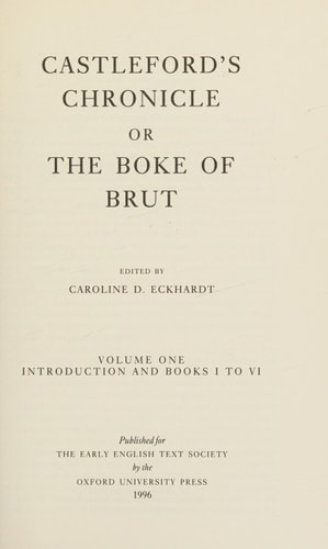 Castleford's Chronicle, or The Boke of Brut: Volume II