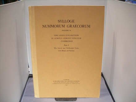 Sylloge Nummorum Graecorum: Lewis Part 1