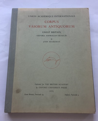 Corpus Vasorum Antiquorum: Great Britain, Fascicule 14, Oxford, Fascicule 3