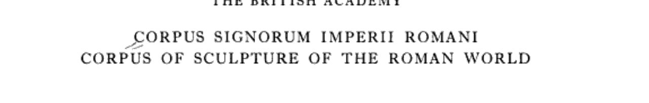 Corpus Signorum Imperii Romani, Great Britain, Volume 1, Fascicule 3: Yorkshire