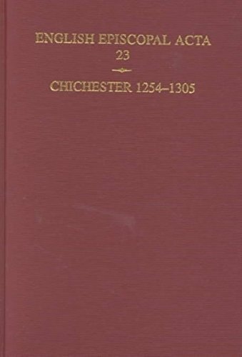 English Episcopal Acta 23: Chichester 1254-1305