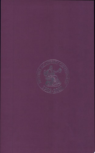 Proceedings of the British Academy, Volume 117: 2001 Lectures