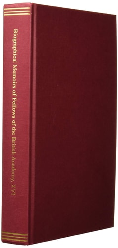 Biographical Memoirs of Fellows of the British Academy: XVI