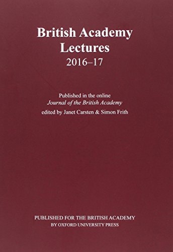 British Academy Lectures: 2016-17
