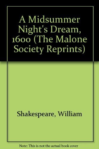 A Midsummer Night's Dream