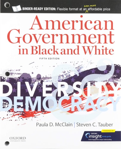 American Government in Black and White Diversity and Democracy