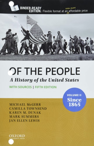 Of the People A History of the United States with Sources