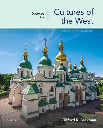 Sources for Cultures of the West, Volume 1: To 1750