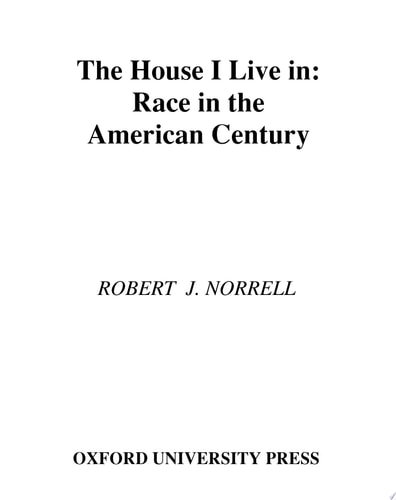 The House I Live In: Race in the American Century