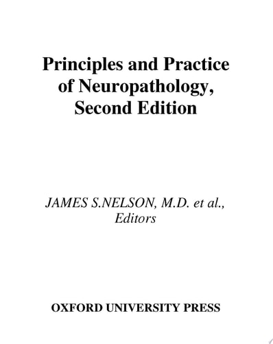 Principles and Practice of Neuropathology (Medicine)
