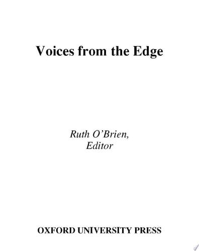 Voices from the Edge: Narratives about the Americans with Disabilities Act