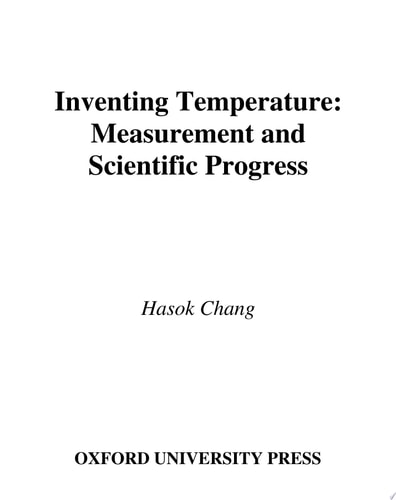 Inventing Temperature