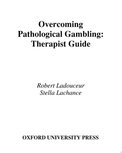 Overcoming Pathological Gambling