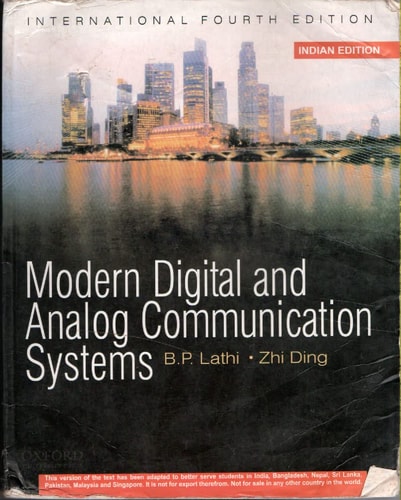 Modern Digital and Analog Communication Systems
