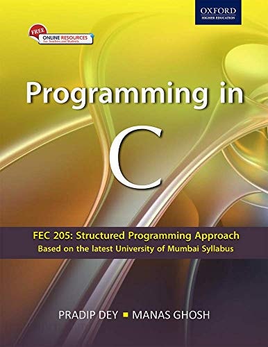 Programming in C (For Mumbai University)