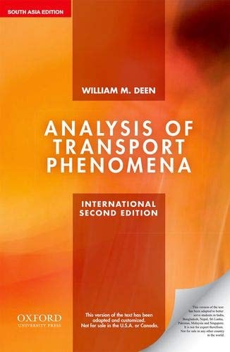 Analysis of Transport Phenomena