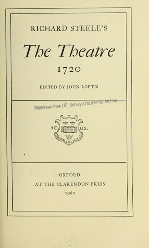 Theatre, 1720