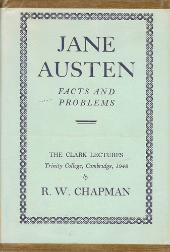 Jane Austen: Facts and Problems